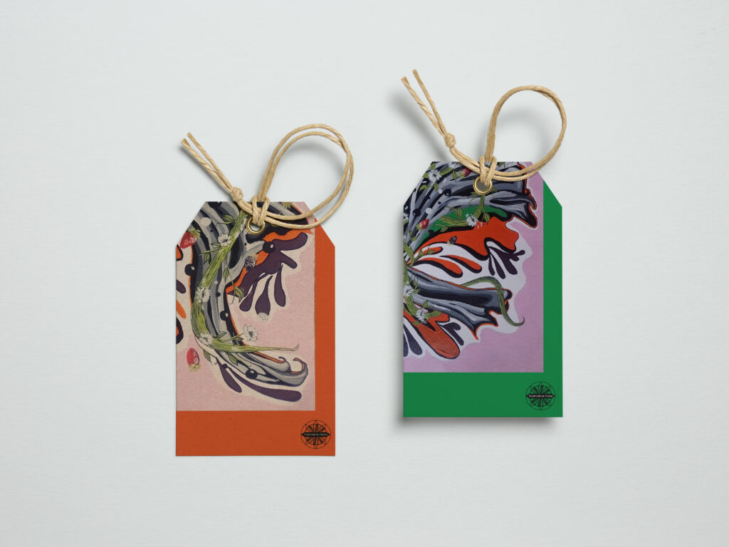 Poster for a fictional brand - Graphic Design course tag tormalina nera